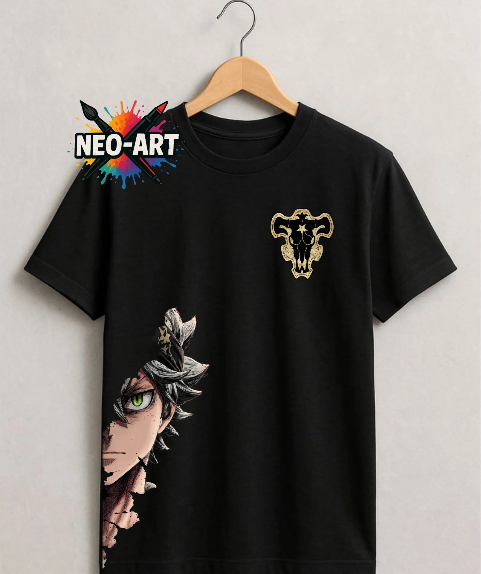Playera Premium Asta - Black Clover 🖤